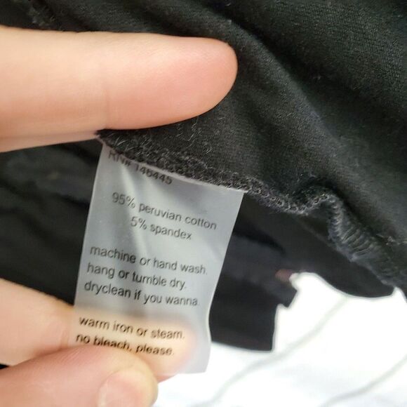 Talia Made In Peru Donna Jacket Black Peruvian Cotton Womens Size Medium - Picture 7 of 10